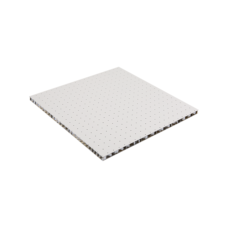 โครงสร้างแผงรังผึ้งแบบมีรูพรุนดูดซับเสียงระบายอากาศได้มั่นคง