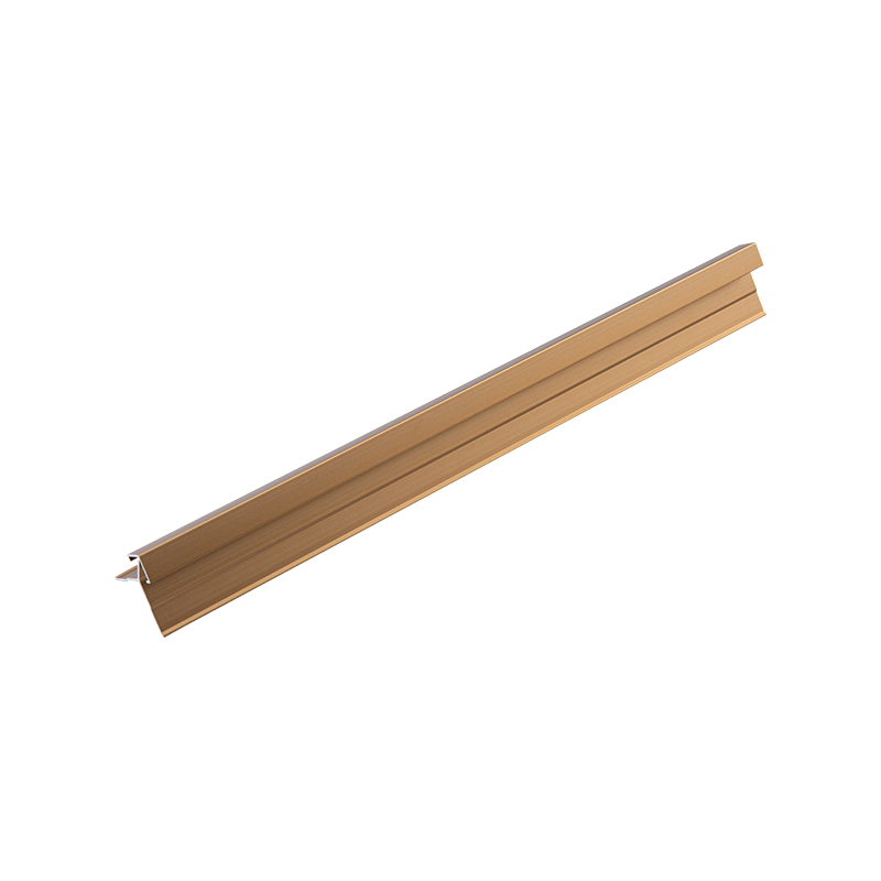 โปรไฟล์ขอบผนังอลูมิเนียมที่มีความเหนียวเป็นพลาสติกที่แข็งแกร่ง